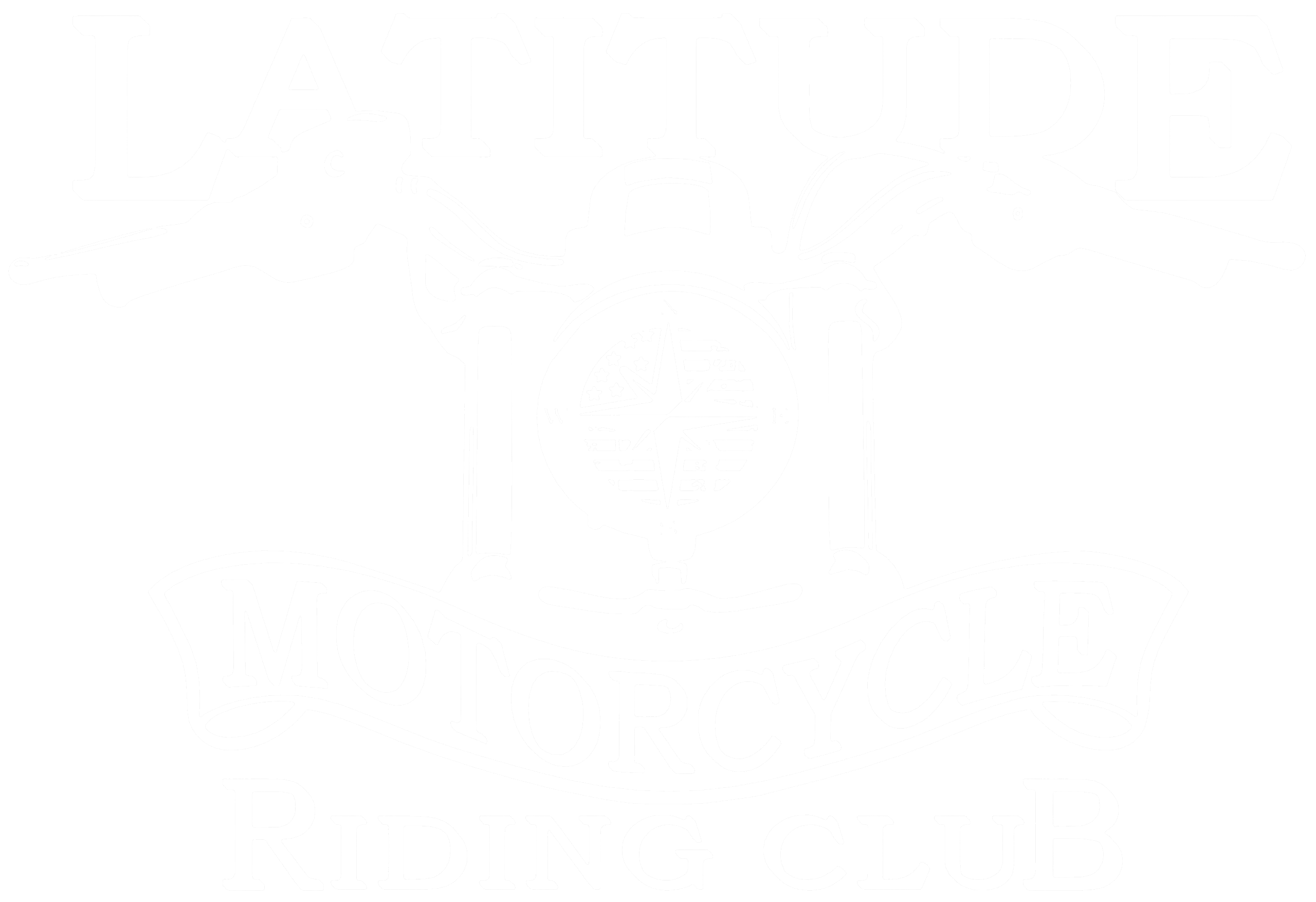 Latitude Motorcycle Riding Club Logo_white