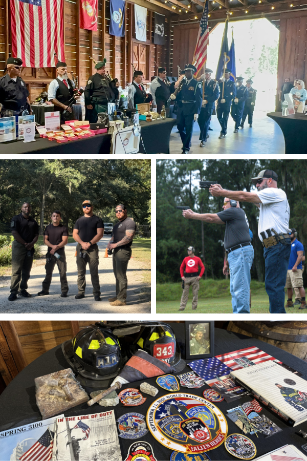 first responders day collage