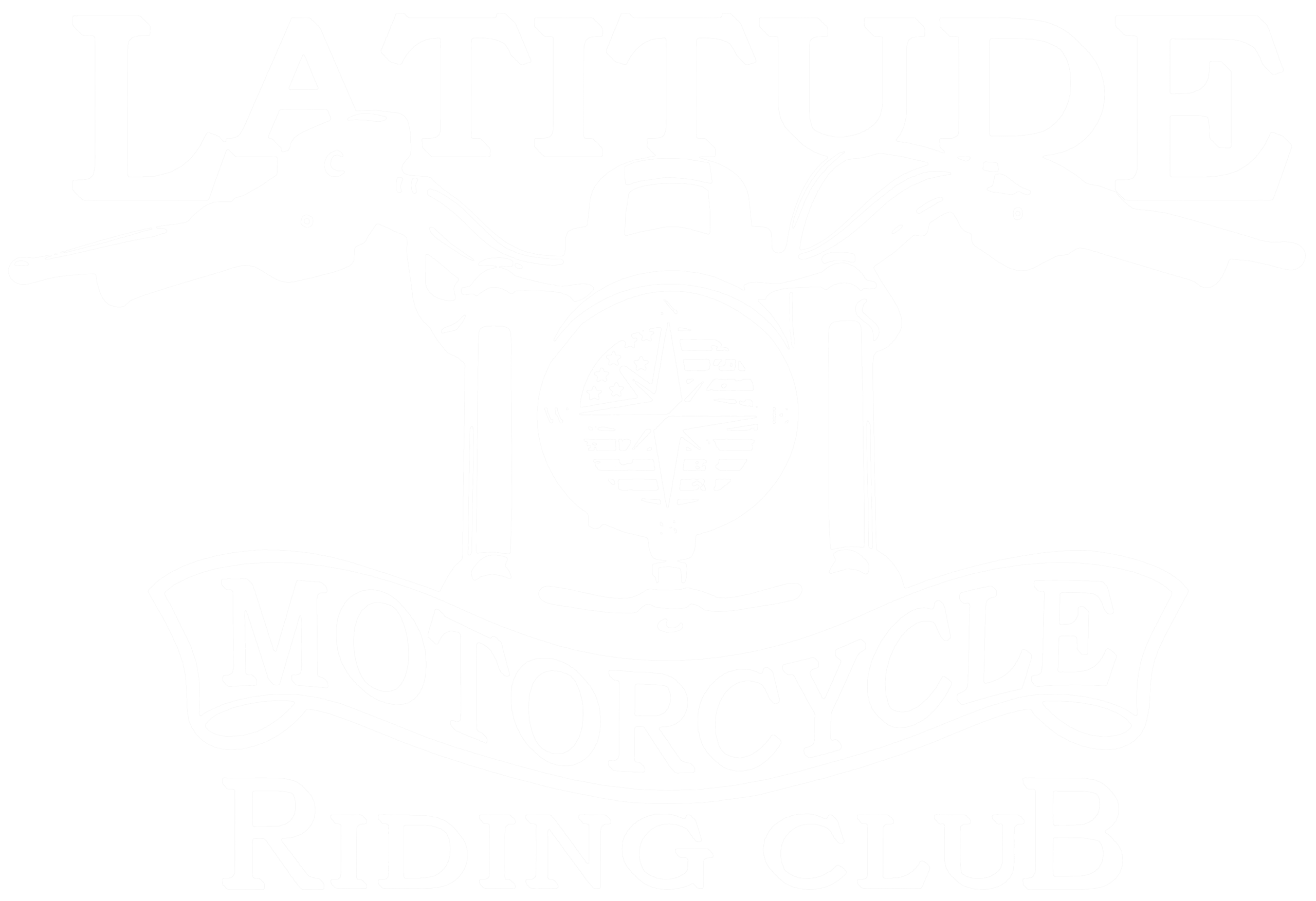 Latitude Motorcycle Riding Club Logo_white
